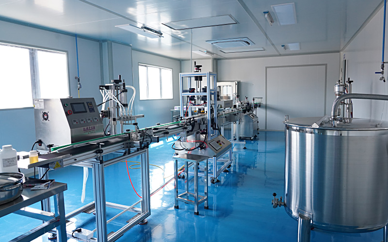 Fully automated filling production line